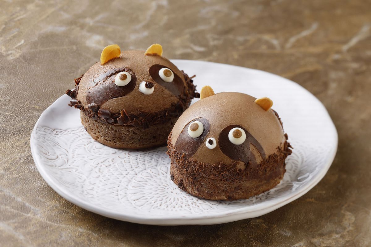 たぬきケーキチェリー販売