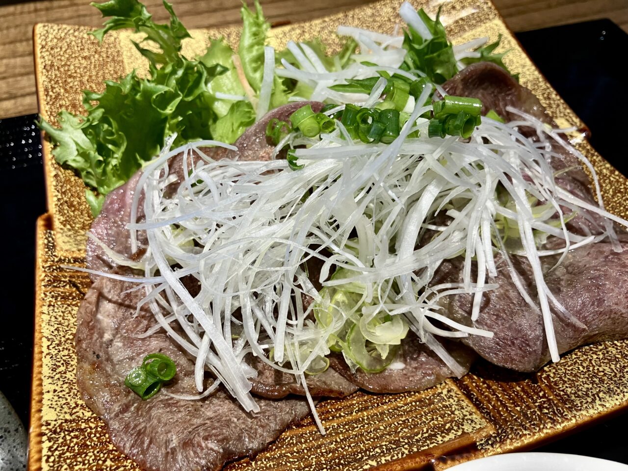 tantanネギ牛タン定食