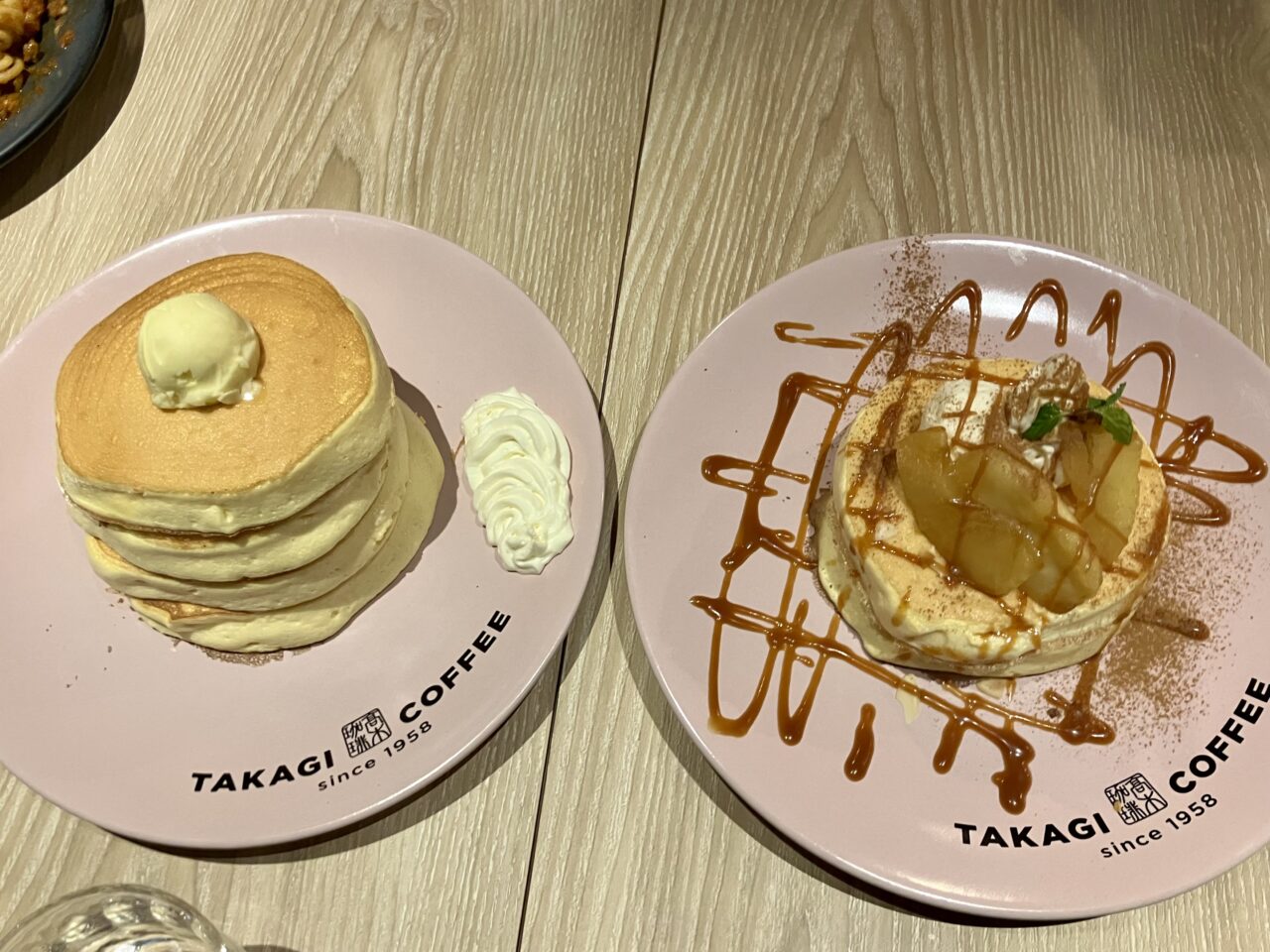 高木珈琲松山店パンケーキ