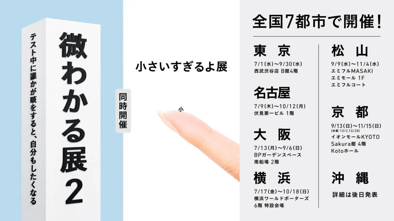 微わかる展＆小さいすぎるよ展