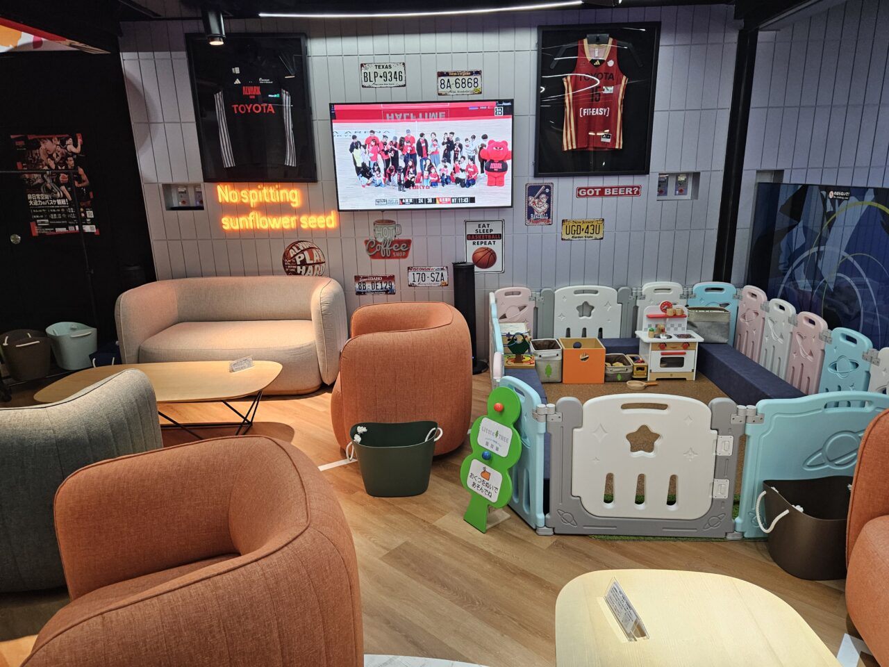 ARENA MIRAIEカフェにキッズスペースが登場