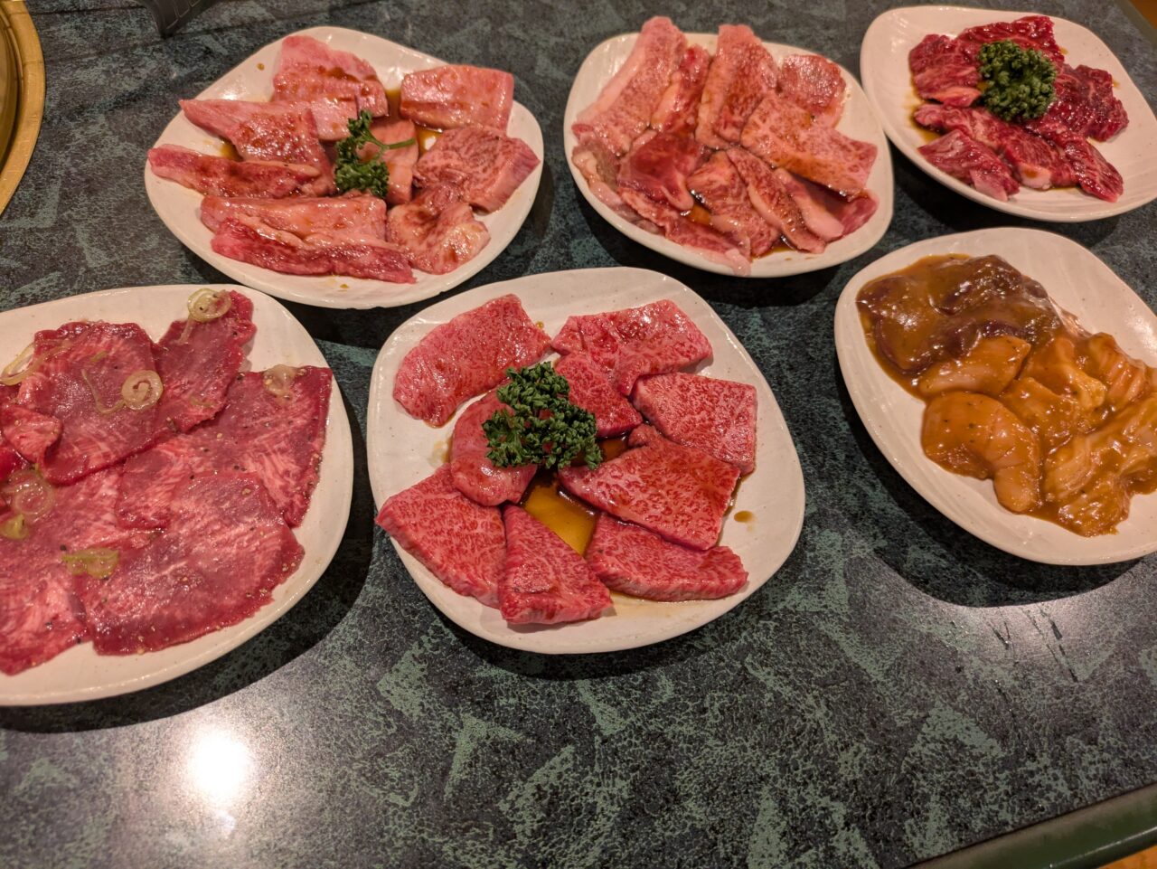 焼肉ガーデン森林のお肉