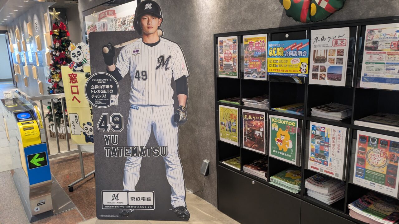 市川真間駅のパネル