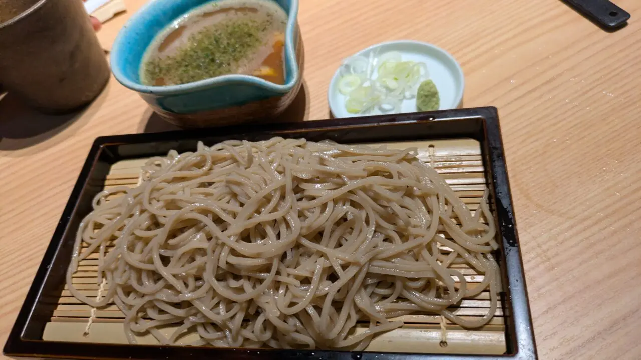手打ちそば安田のつけとろ蕎麦