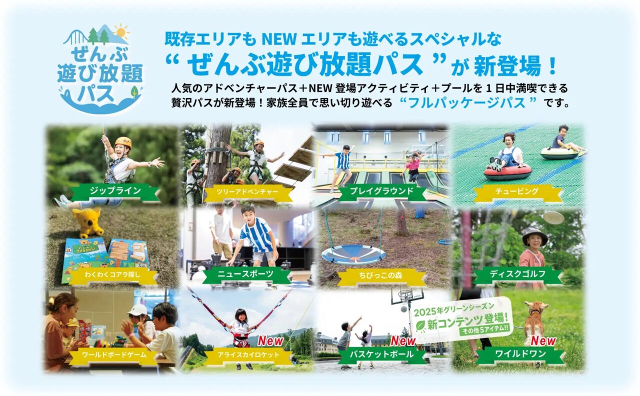 ロッテアライリゾートのぜんぶ遊び放題パス