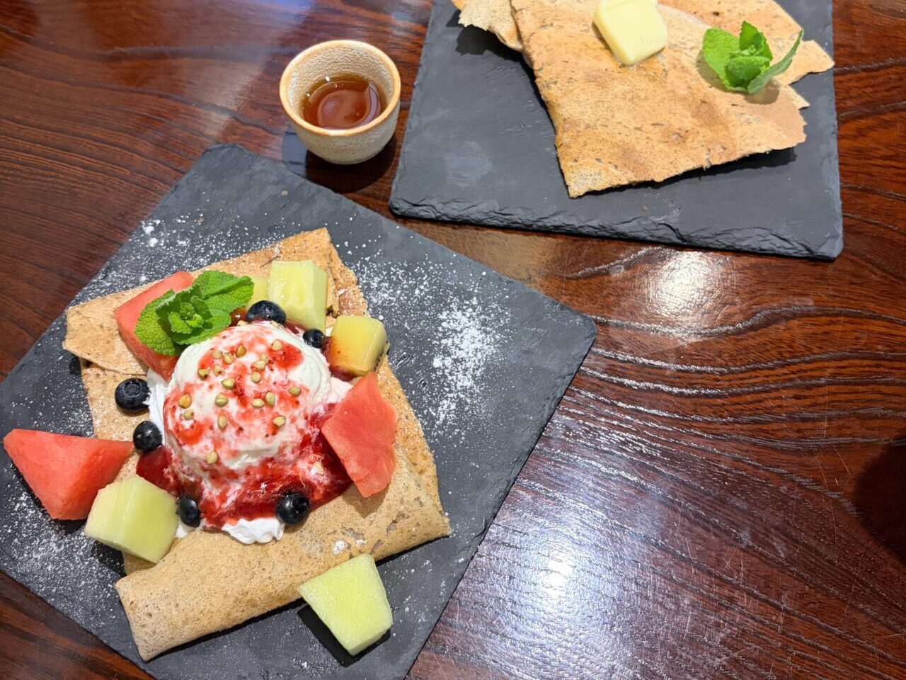 「町屋そばカフェ平丸」で焼きたてそばガレットを堪能