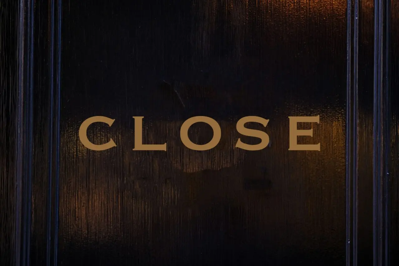 CLOSEの文字