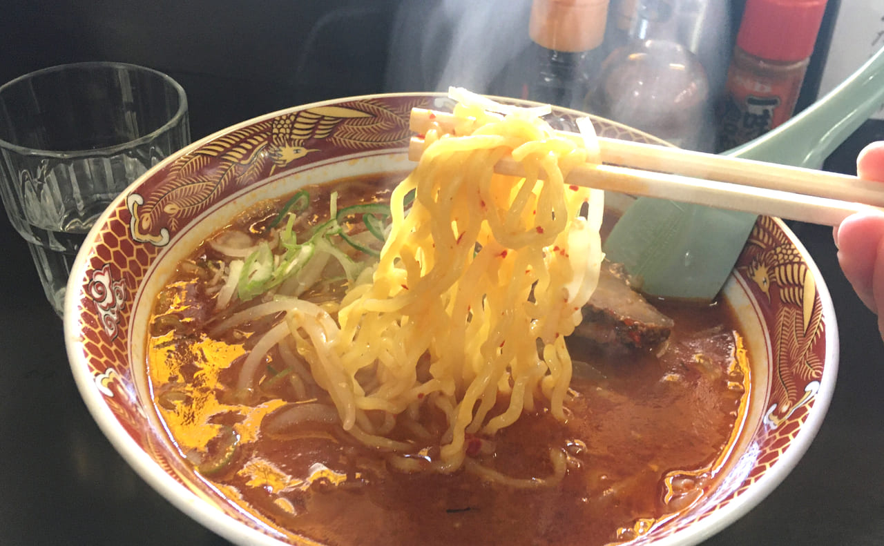2021年1月27日札幌市白石区ラーメン冬冬・辛みそラーメン