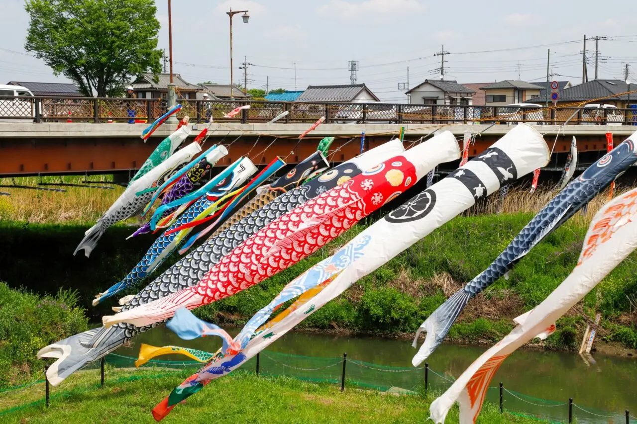 新河岸川こいのぼり