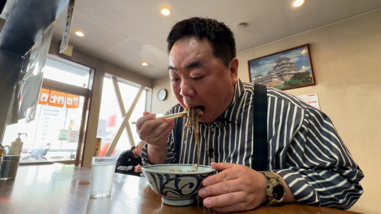 ５月１９日（月）よる１０時～放送「ドランク塚地のふらっと立ち食いそば」～東京・梅島　研究熱心な店主のイチオシそば！～