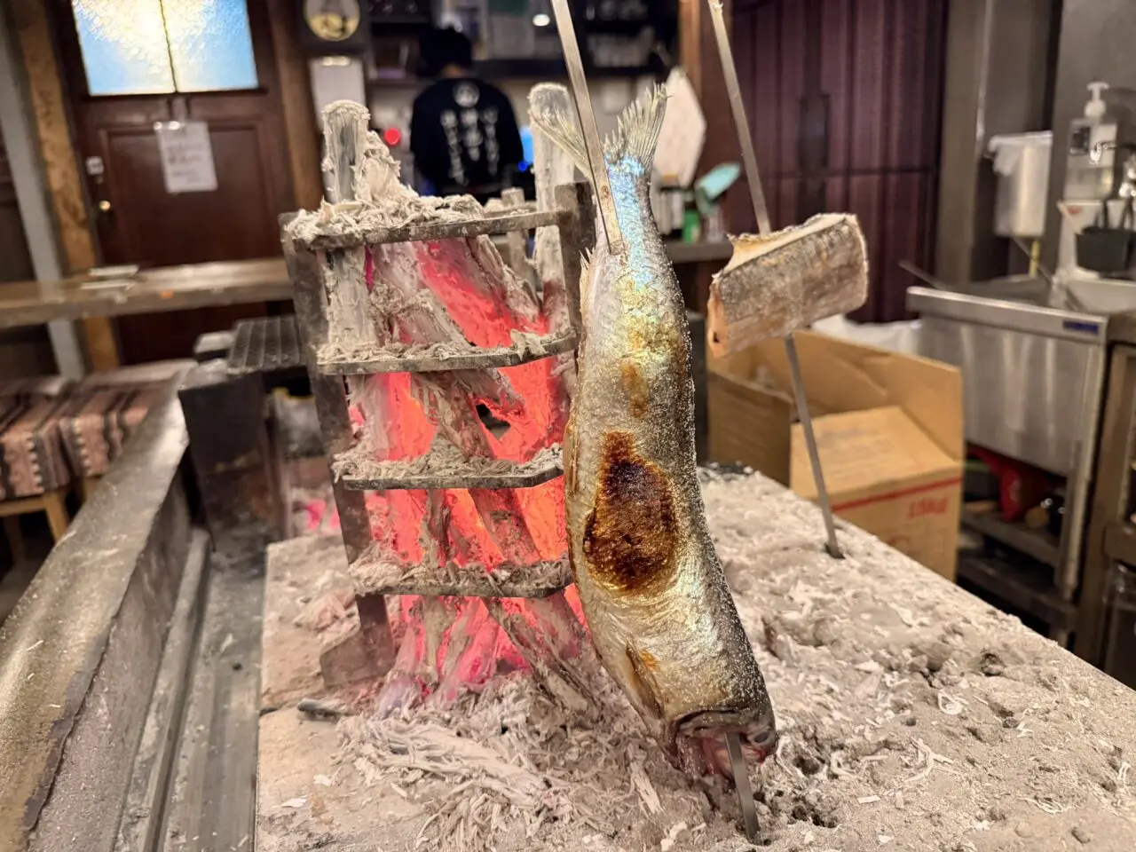 炉ばた」の原始焼き