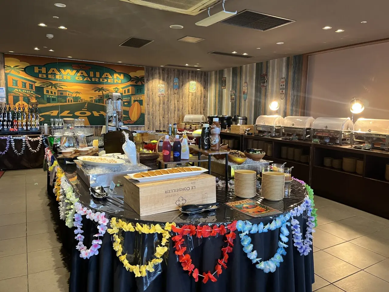 レンブラントホテル　ビアガーデン　店内