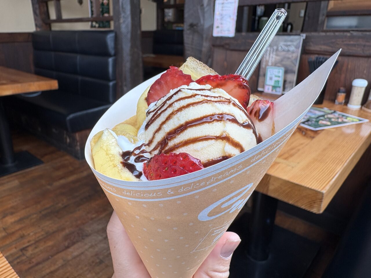 うどんかいと　クレープ