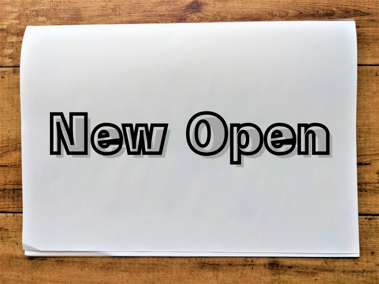 NEW　OPEN　オープンイメージ画像