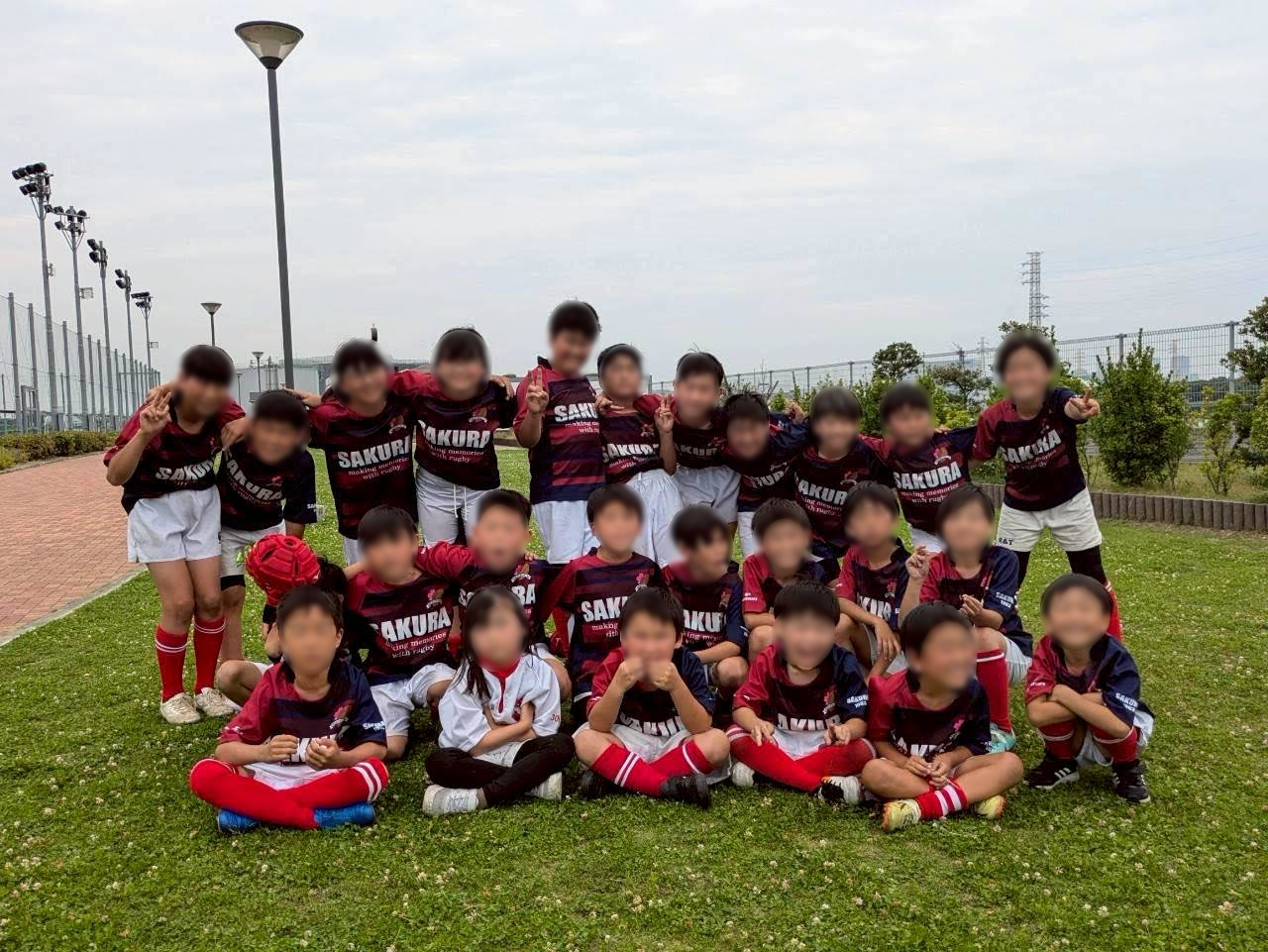 佐倉ラグビースクール　集合写真