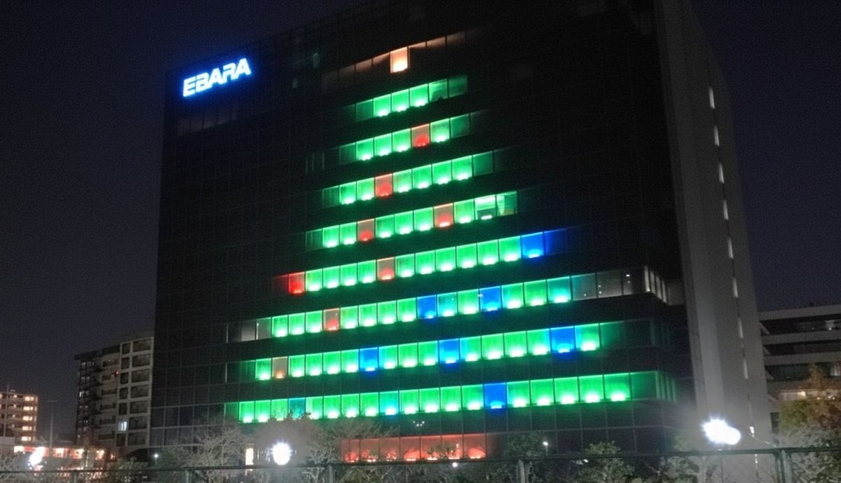 荏原ファサードイルミネーション