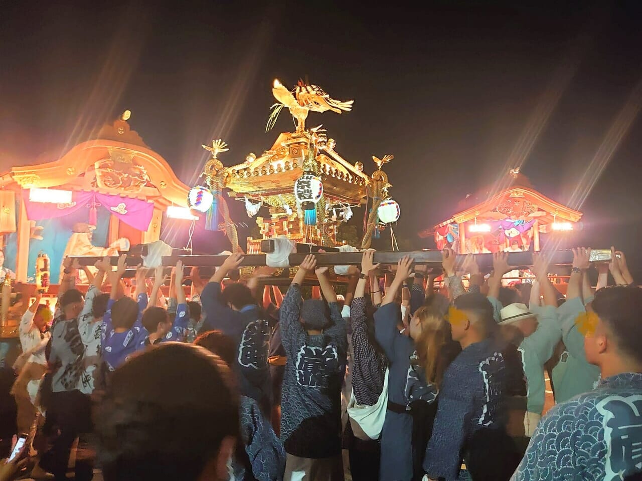 六軒祭り2024_神輿神楽