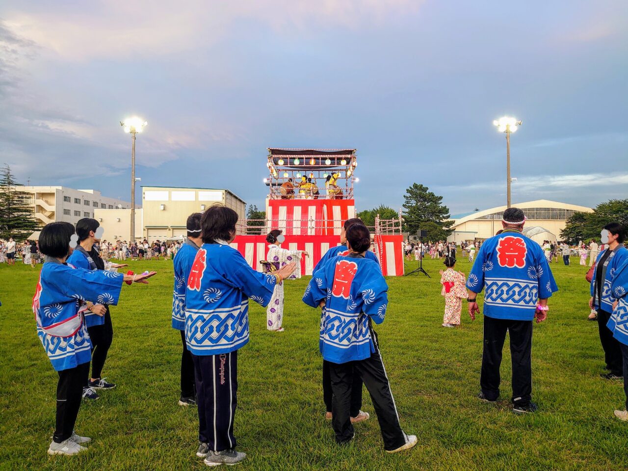 松戸駐屯地盆踊り2025_盆踊り２