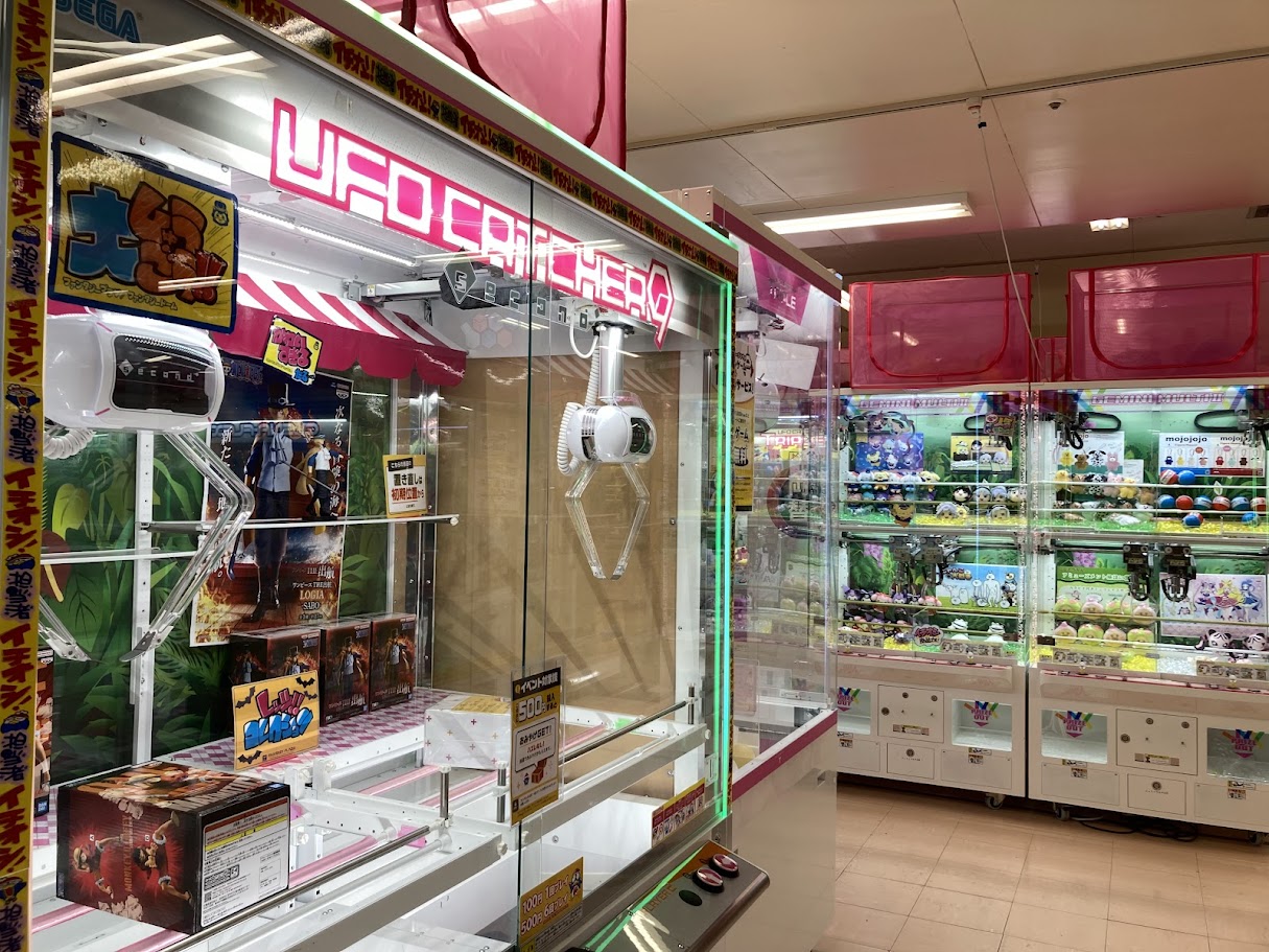 アピタクレーンゲームななめ