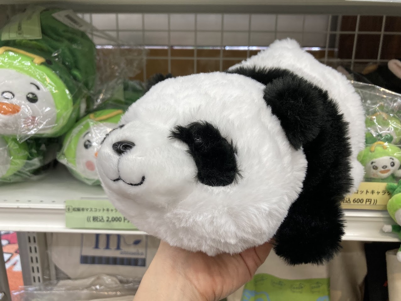 お土産パンダのぬいぐるみ