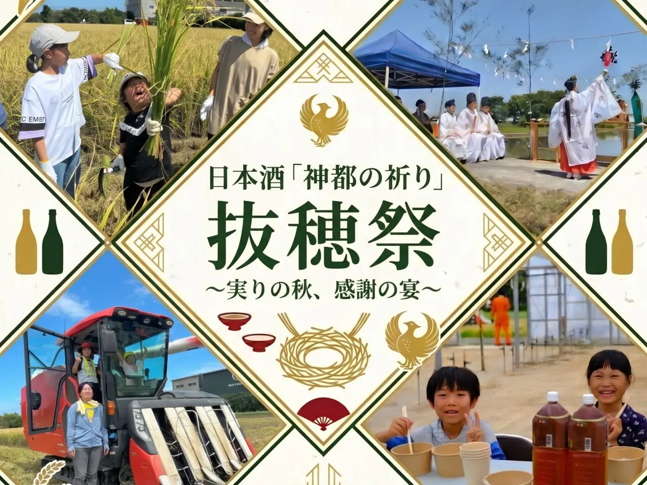 酒米稲刈りイベント2026メイン