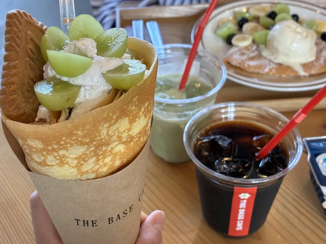 ザベースカフェのクレープメイン