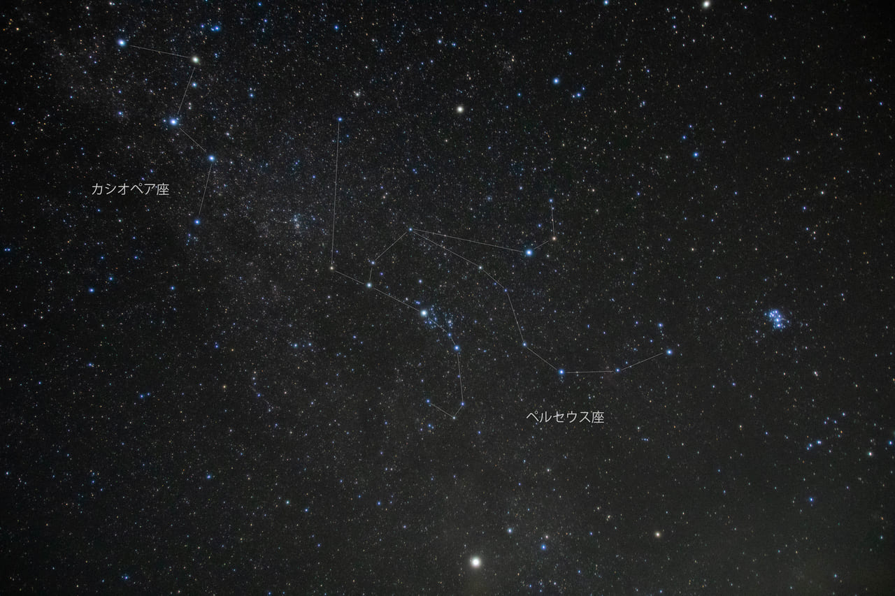 ペルセウス座流星群2021年8月13日極大
