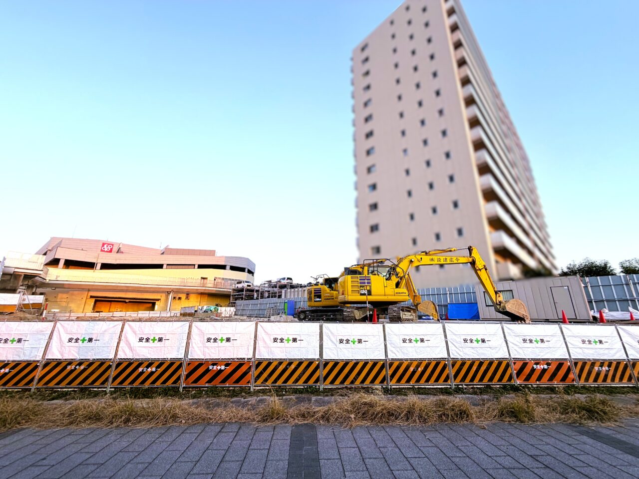 ホテル建設工事中