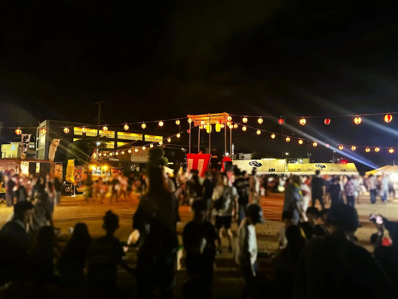太町の夏祭りの様子
