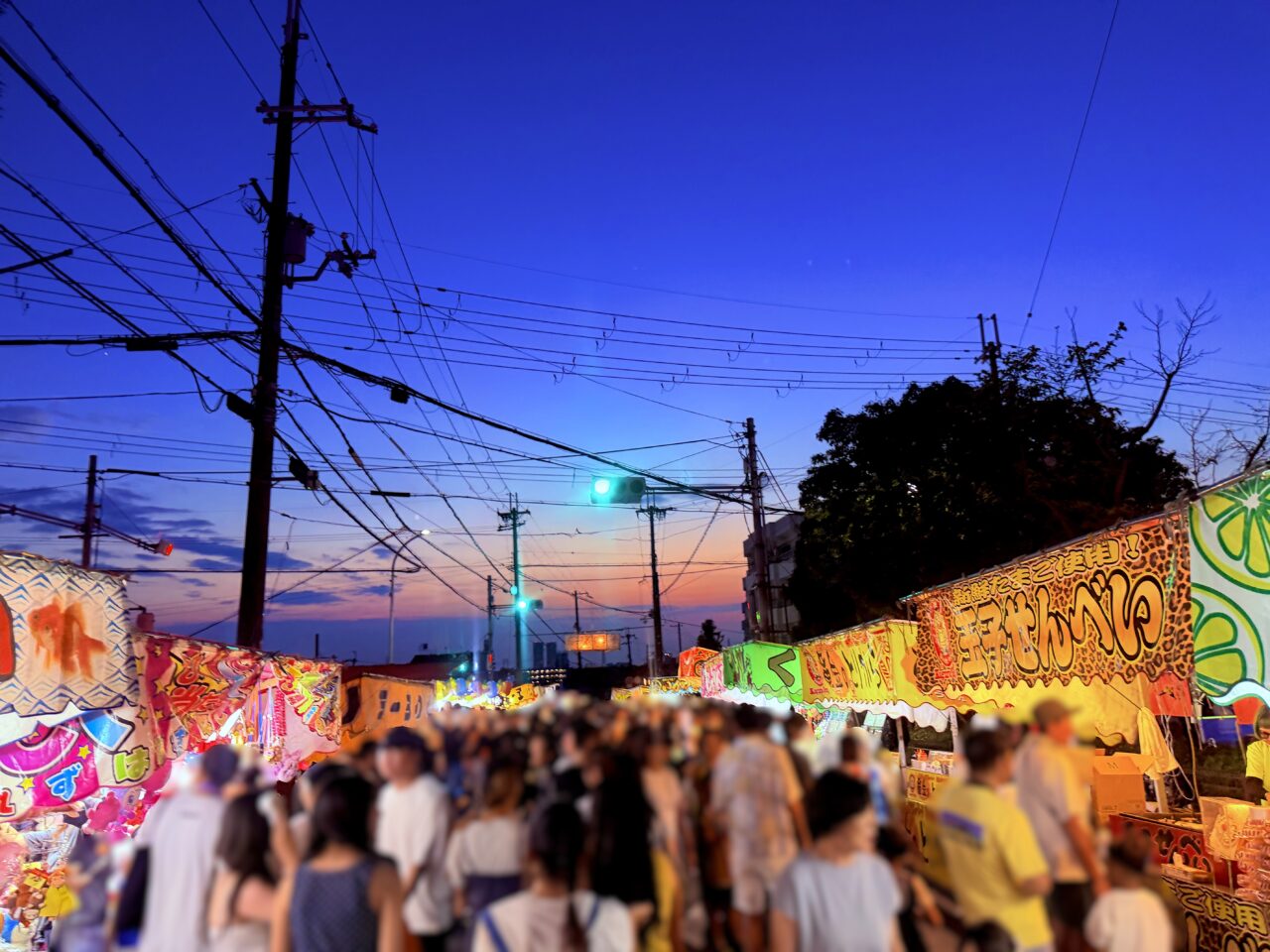 屋台も人もあふれる圧巻のにぎわい！「泉州信太山盆踊り」