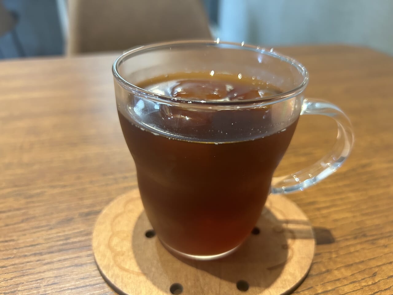 CAFE ONLY TIMEの浅煎りアイスコーヒー