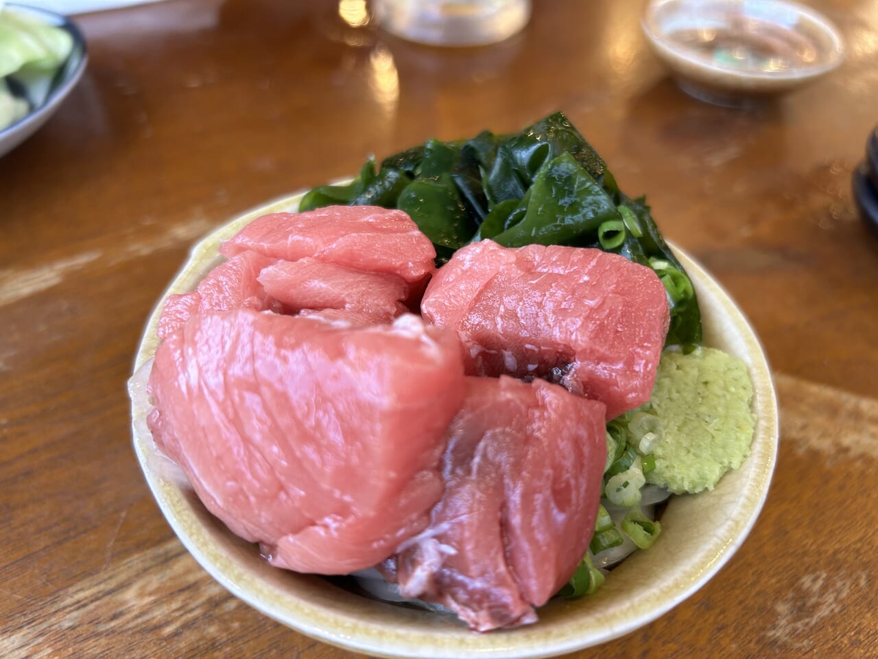 焼き鳥寅丸のマグロのブツ切り