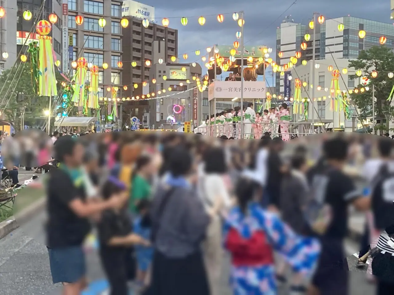 七夕まつり一日目様子
