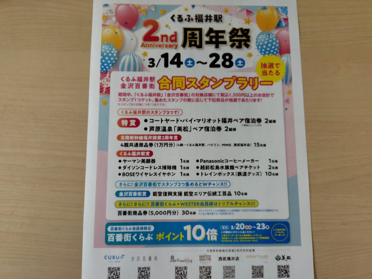 くるふ福井駅2周年祭