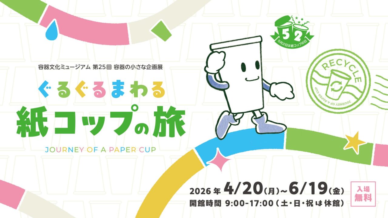 ぐるぐるまわる 紙コップの旅