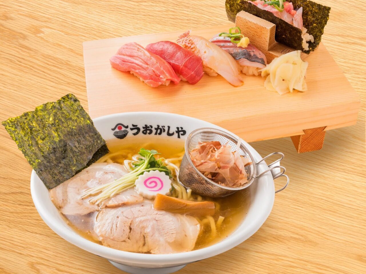 鮨とラーメン うおがしや 大井町