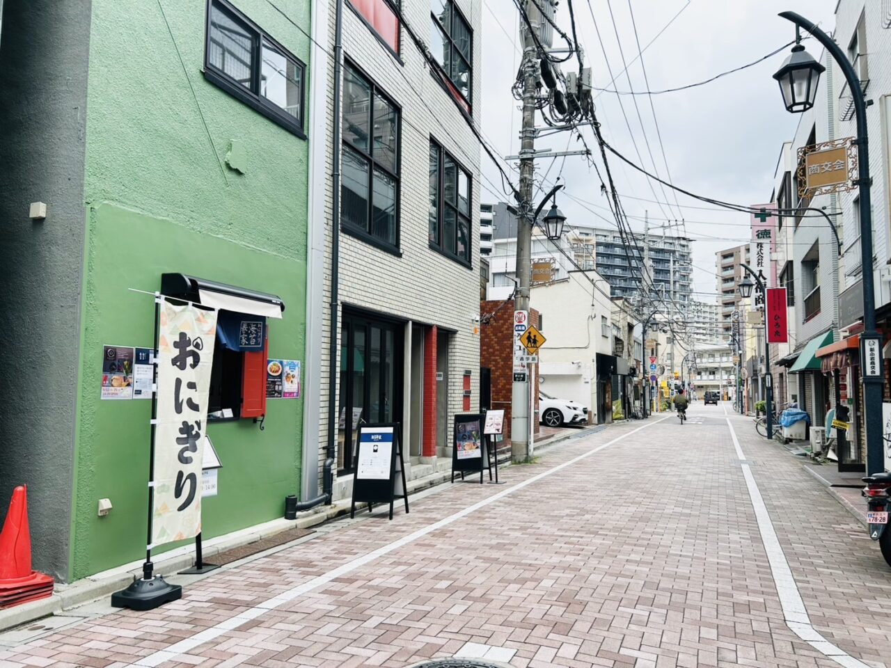 新小岩「海苔巻屋」店頭の様子