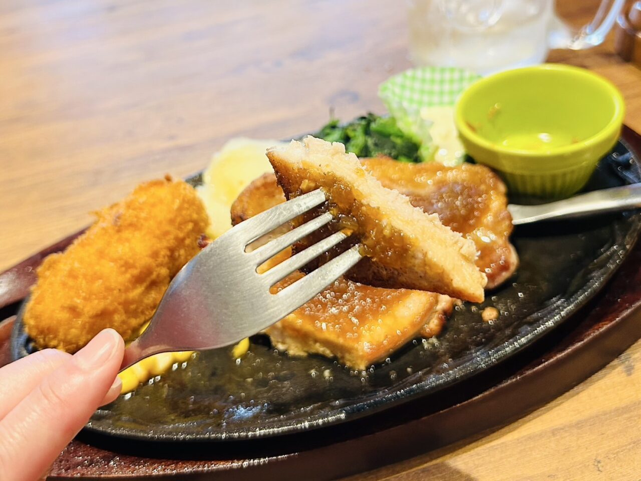 ブリラーレ亀有店の三元豚ステーキ
