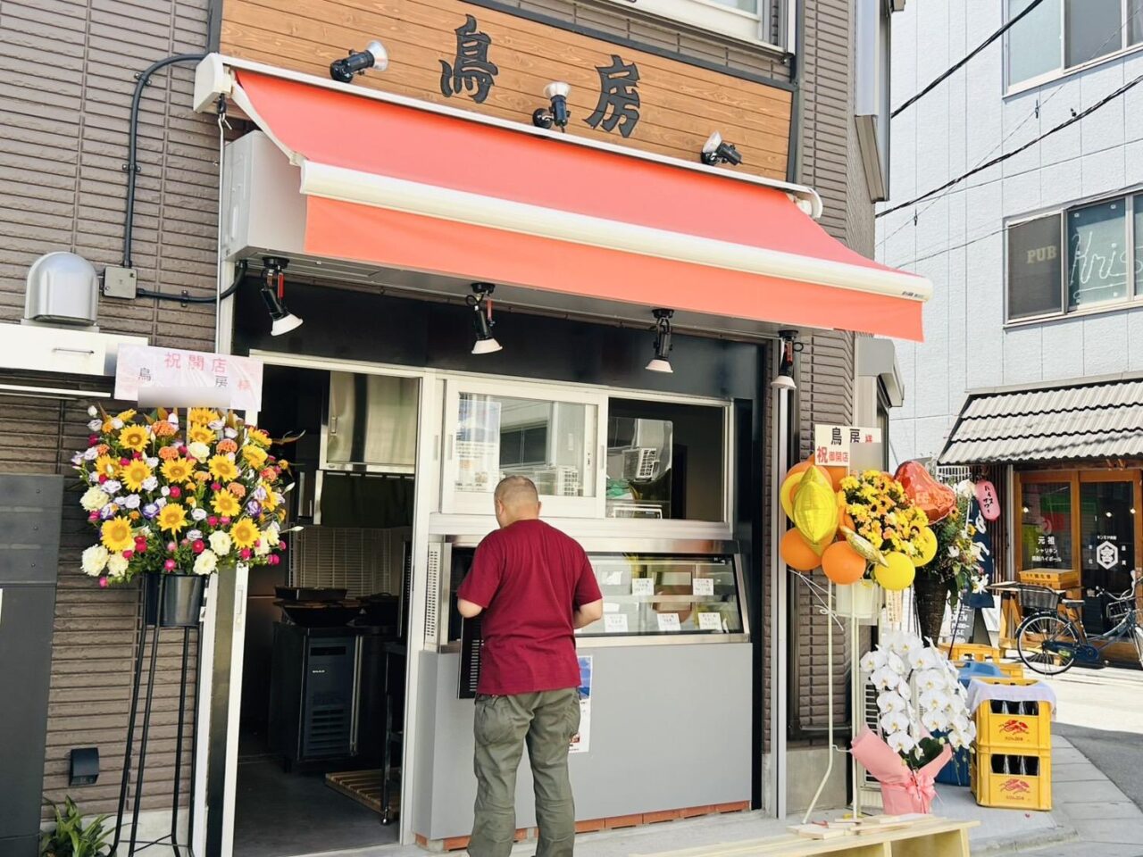 オープン準備中のスタッフさん