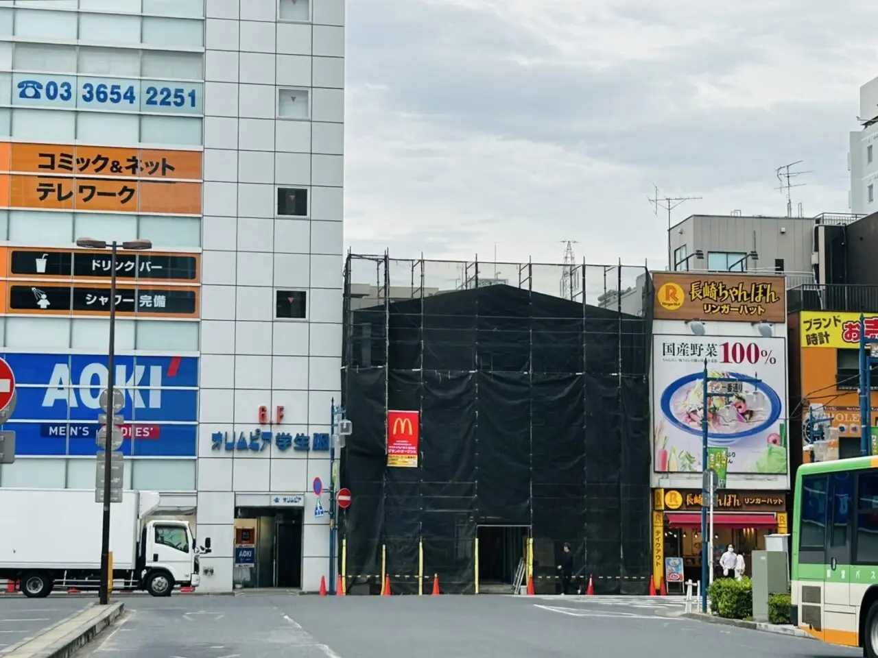 2025年8月の新小岩駅南口からの景観