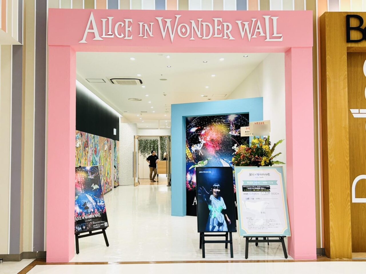 ALICE IN WONDER WALLのエントランスの様子