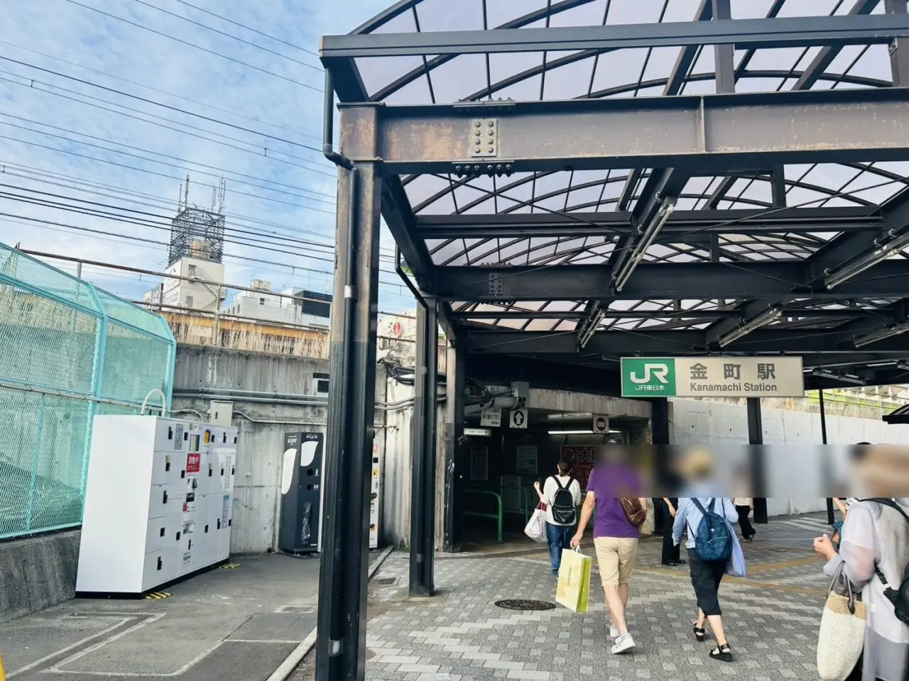 2025年9月のJR金町駅南口の様子