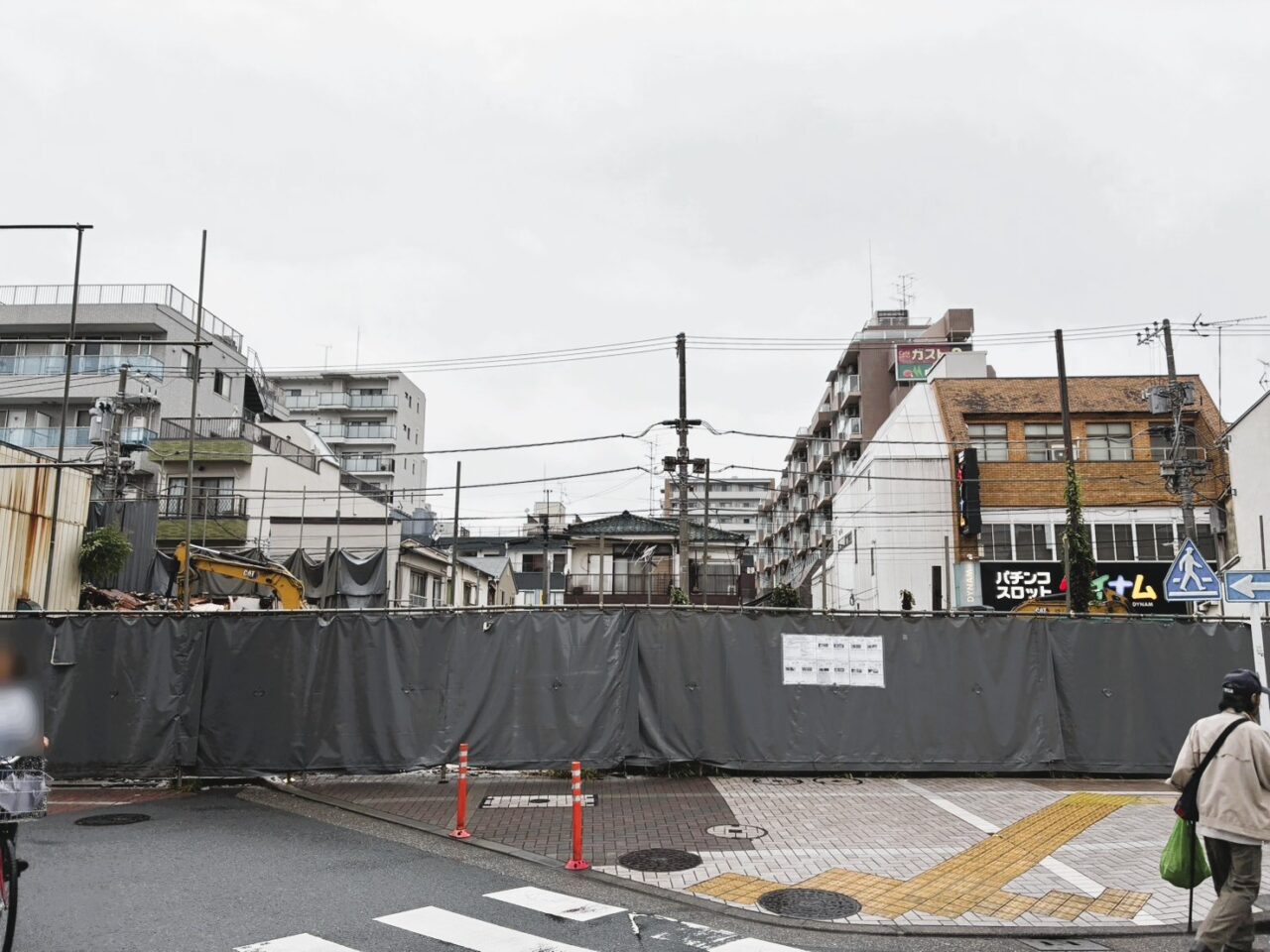 JR亀有駅北口を出た様子