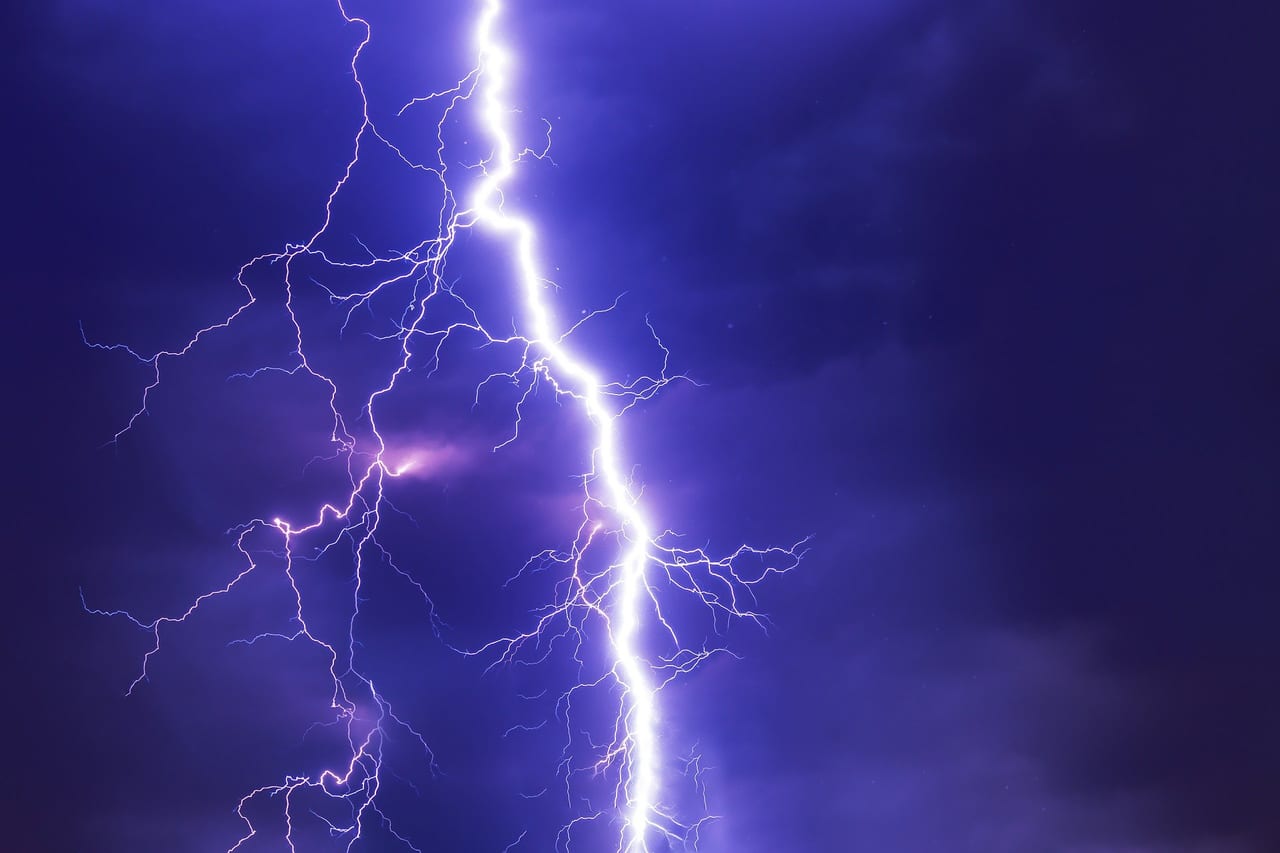 佐賀市　大雨3　雷