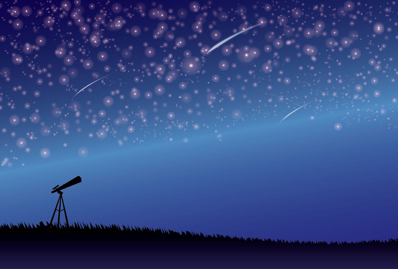 佐賀市　夜空　望遠鏡