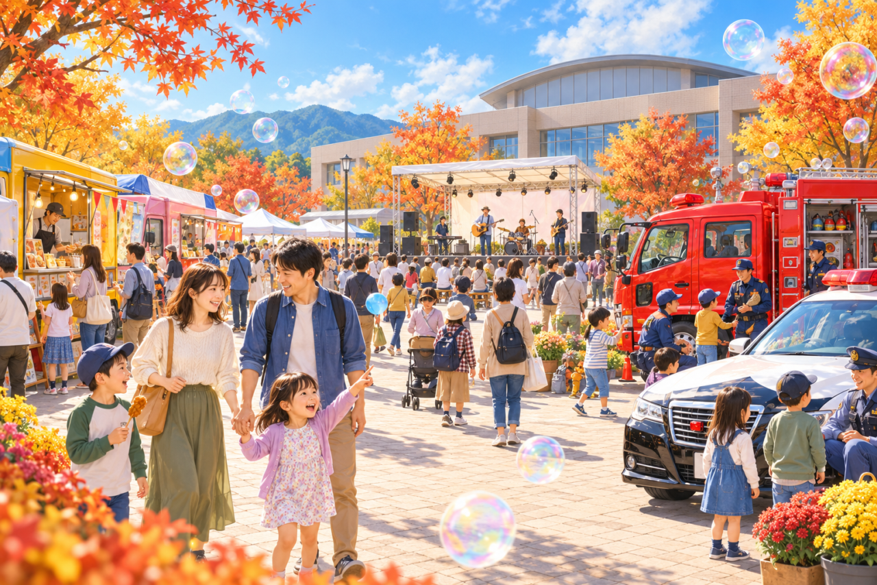 多久市】ライブや働く車、参加型イベントも！「第54回多久まつり」が11
