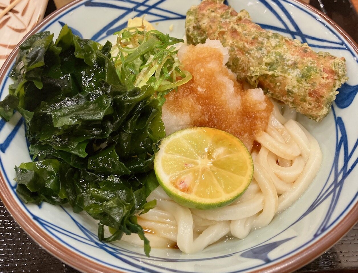 2025年6月「丸亀製麺ウィング上大岡」うどん