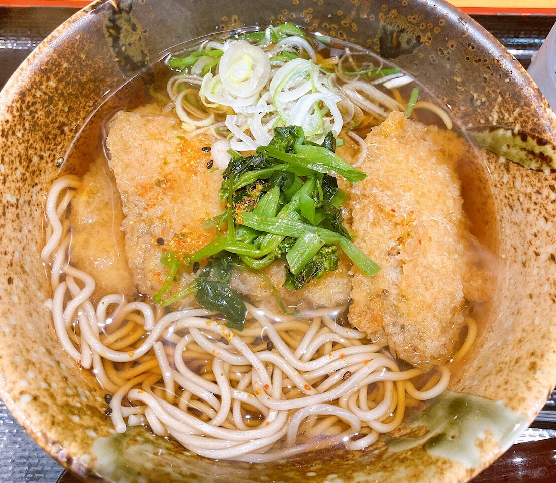 2025年6月「えきめんや上大岡京急店」まぐろ茜身カツ