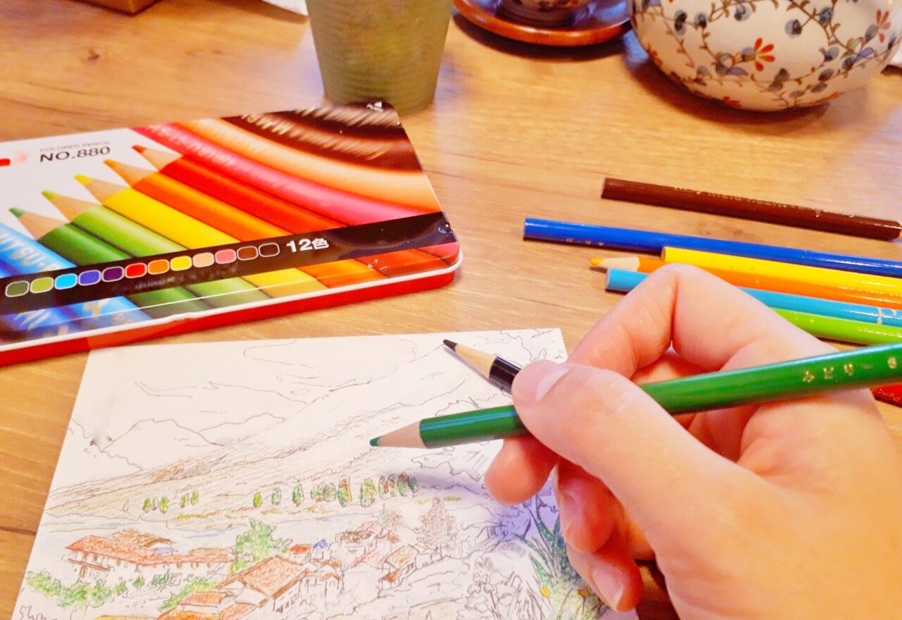 2025年12月「上大岡地区 大人の塗り絵コンクール」イメージ