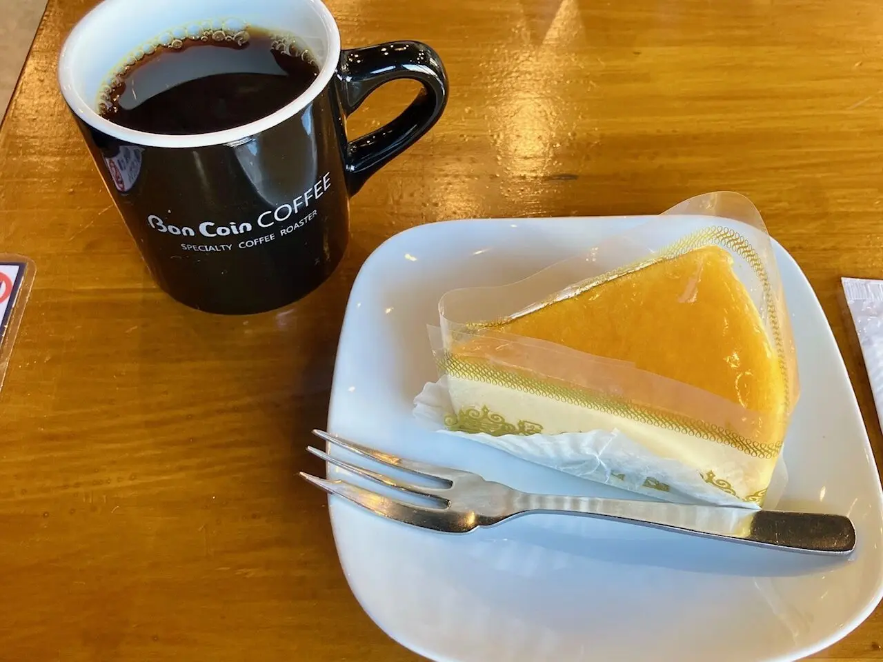 2025年11月「Bon Coin COFFEE」ケーキセット